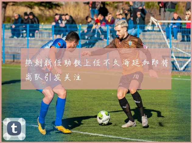 热刺新任助教上任不久海廷加即将离队引发关注